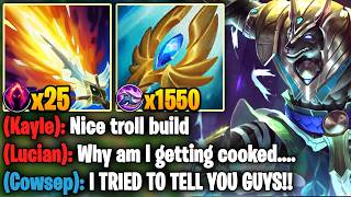 They tried to tell me this FULL AP NASUS build WOULDN'T WORK...(MY BUILD PROVED THEM ALL WRONG)