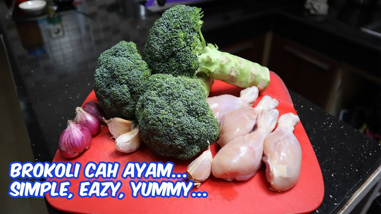 Brokoli Can Daging Ayam. Enak dan Sehat