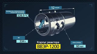 Конструкция реактор ВВЭР-1200