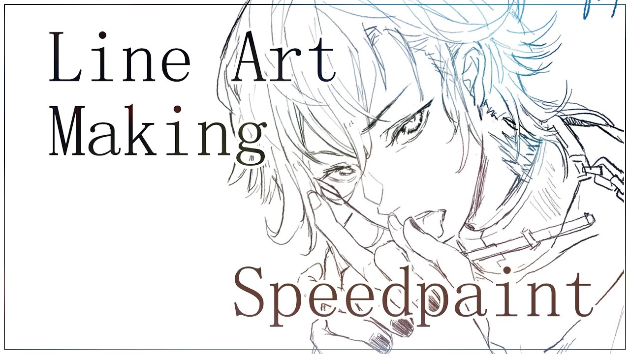 Line Art Making (Speed-paint) - by SiamNeko 