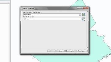 How to Define and Project Data Layers in ArcMap 10