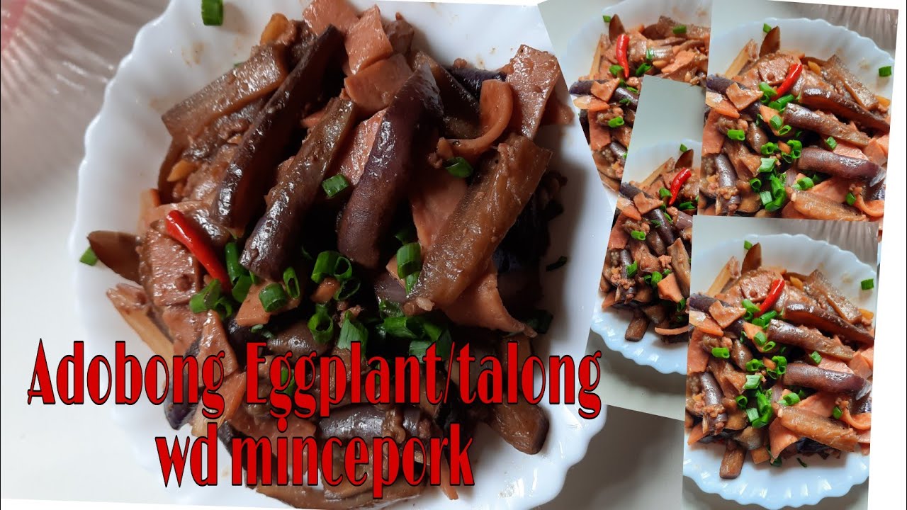 ADOBONG TALONG/Eggplant..yummy.. YouTube