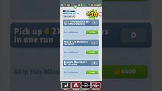 Subway Surfers - Use 4 hoverboards in one Run without Crashing screenshot 2