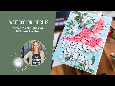 Altenew Watercolor Compact I Watercolor Die Cuts: Kicking This Cough
