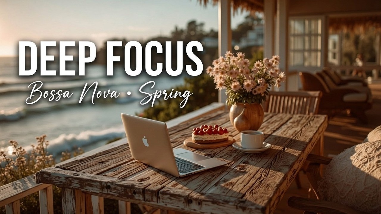 Весенний джаз для учебы в кафе, фоновый джаз для концентрации 🌊