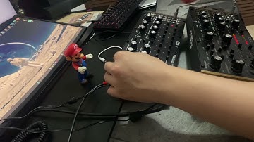 First Jam with Moog DFAM and Labyrinth