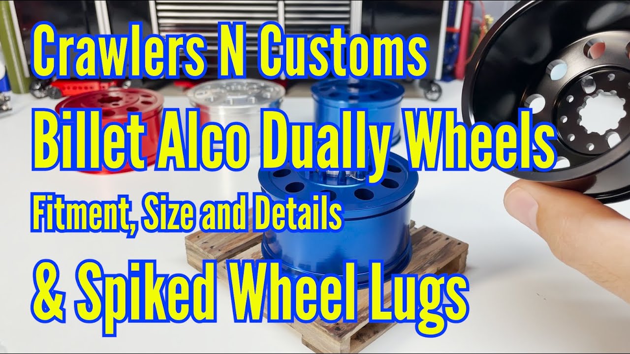 Big Billet Bling! Dually Alco 70x38mm Wheels from Crawlers N Customs Detailed Look.