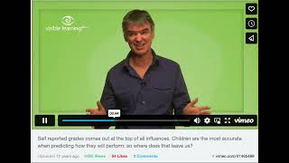 Self-Reported Grading - John Hattie