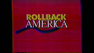 1992 Wal-mart Roll back America TV Commercial