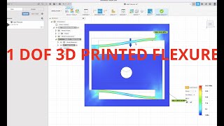 Designing 3D printed flexures in PETG - 1DOF