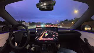 Raw 1x: Despite flooding and rain in LA, my Tesla still drives itself perfectly