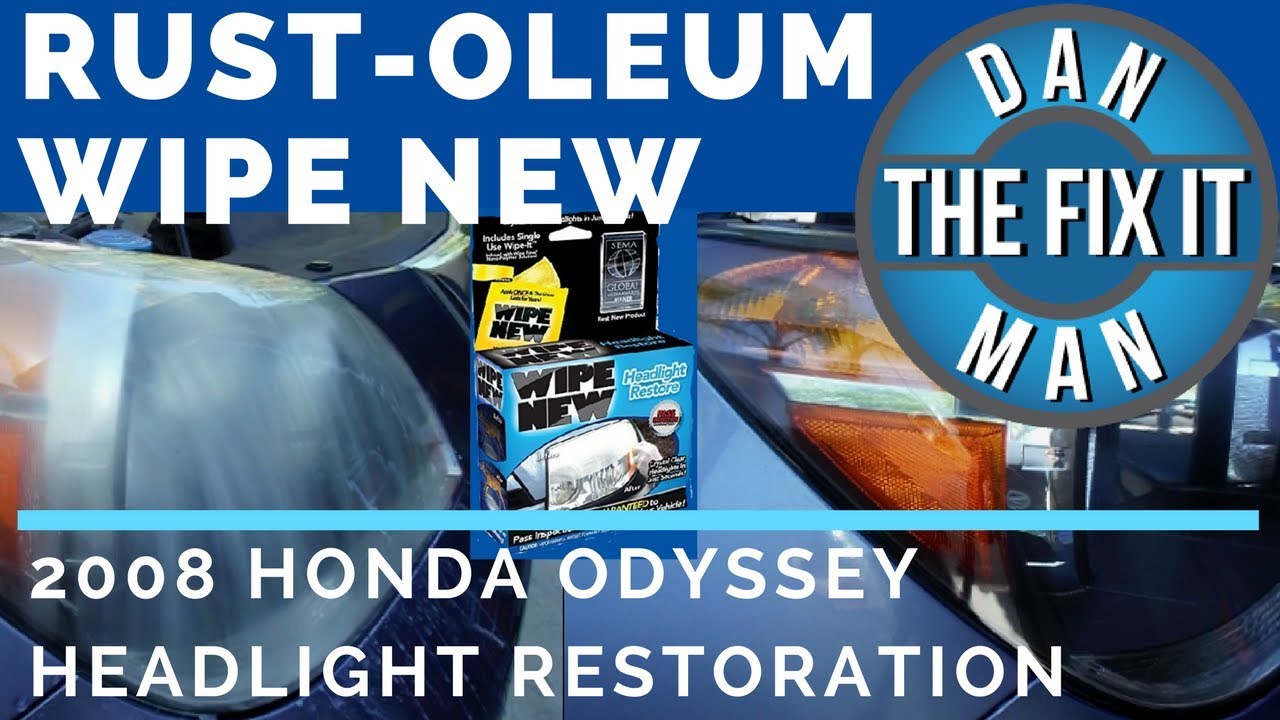 DOES IT WORK? RUST-OLEUM WIPE NEW - DIY HEADLIGHT RESTORE PRODUCT REVIEW 