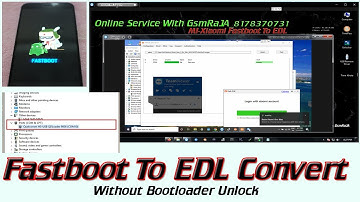 Fastboot TO EDL | Redmi Note 9 Pro Max MI Account Remove | Without Back Open Unlock MI-Xiaomi Device