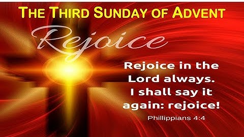 Mass for the Third Sunday of Advent ("Gaudete Sunday") - December 13, 2020