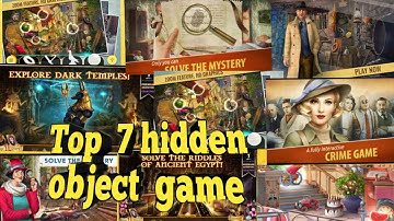 TOP 7 BEST HIDDEN OBJECT GAME FOR ANDROID AVAILABLE IN PLAYSTORE