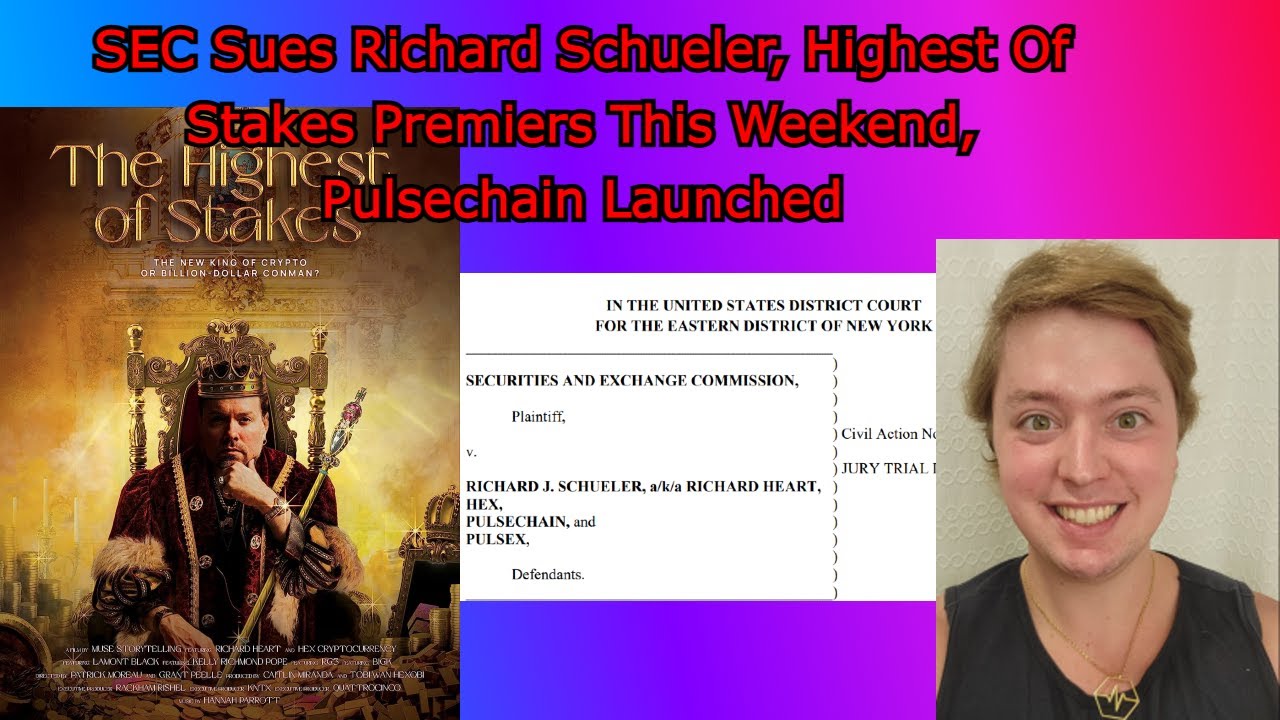 SEC Sues Richard Schueler, Highest Of Stakes Premiers This Weekend
