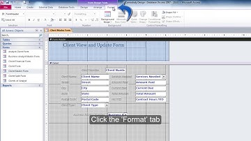 Microsoft Access: Add a Title to a Form and Expand the form Header Section