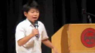 Grade 6 Student Council Winning Speech