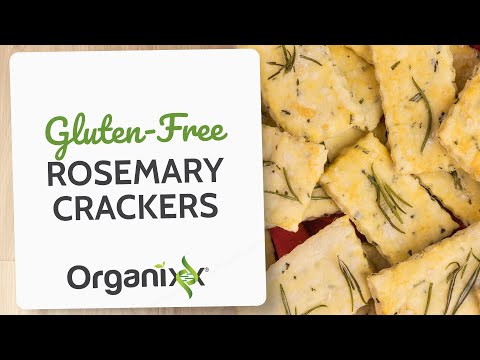 Gluten-Free Rosemary Crackers | Organixx Recipe