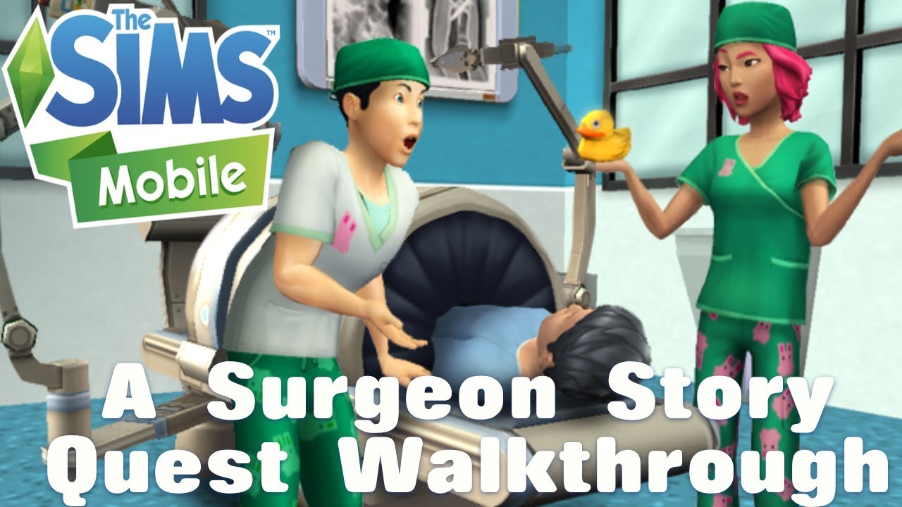 How To Complete the Surgeon Story Event in The Sims Mobile