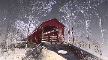 Berding Surveying: Stonelick Covered Bridge 3d Laser Scan