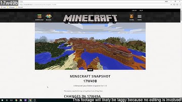 MINECRAFT UPDATE - 17w49b