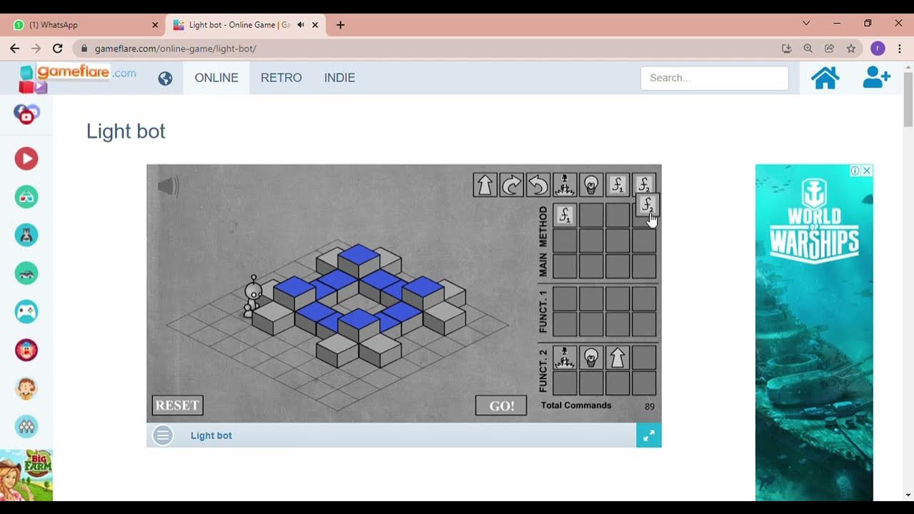 Lightbot coding LEVEL 9 YouTube