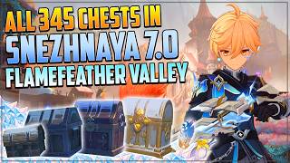 Guide to ALL Chests in Snezhnaya | Flamefeather Valley | Genshin Impact 7.0