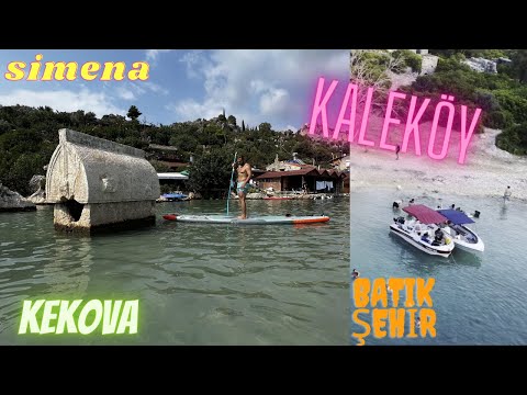 Kekova’yı geziyorum | Kaleköy | Simena | Üçağız | Batık şehir | Tersane Koyu Drone Çekimi