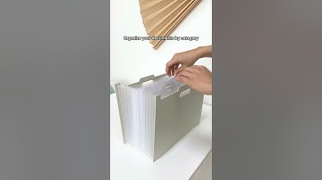 Expanding Folder Like Accordian Holds Your Papers #office #organization #sghomes #file #storageideas