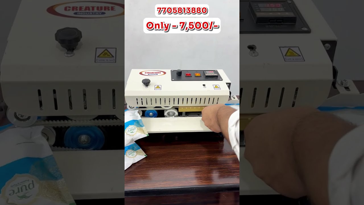 Mini Band Sealer Machine Automatic Sealing