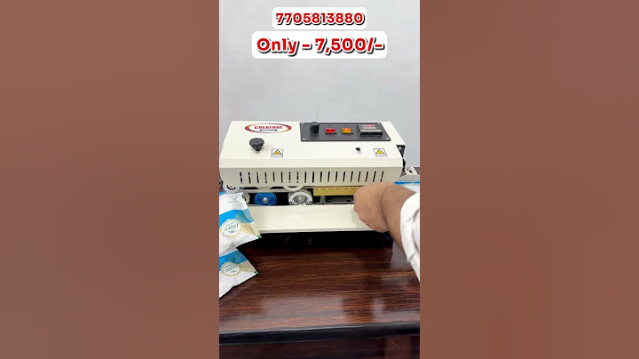 Mini Band Sealer Machine | Automatic Sealing Machine
