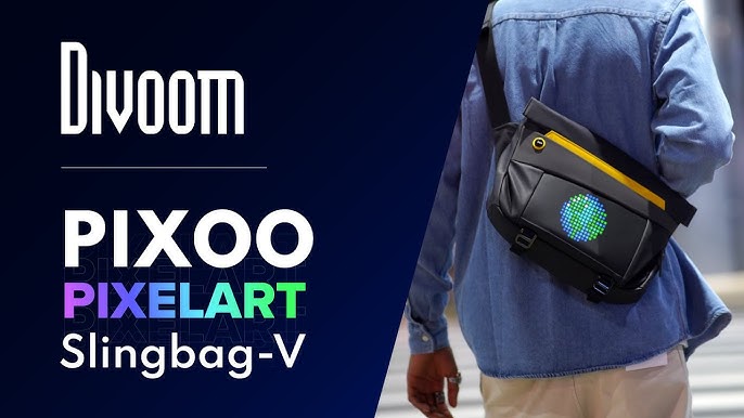 ✨ BAG with LED Display✨Divoom slingbag-V✨#shorts #divoom #diy