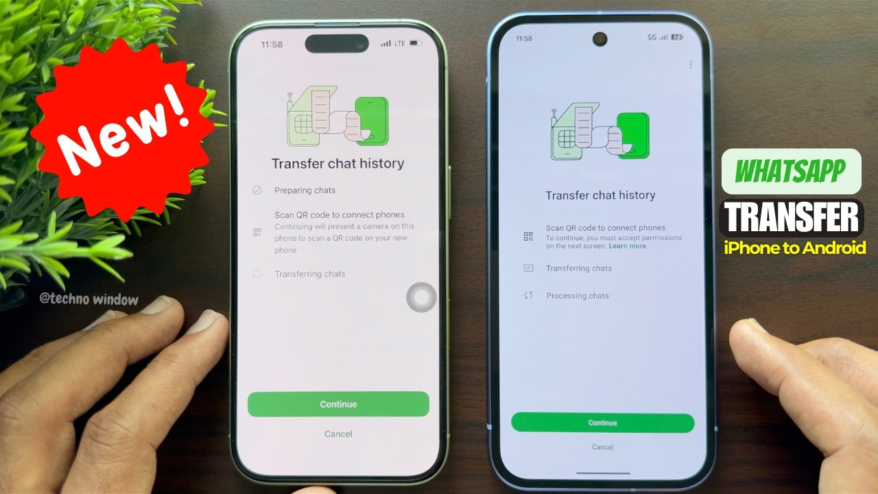 How To Transfer WhatsApp Chats From iPhone To Android (2026) - YouTube