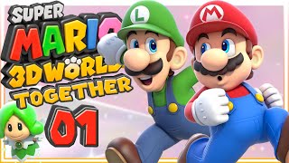 Catladys und der illegale Koopakönig 😻 Super Mario 3D World (Together) #01