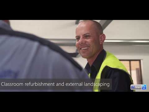A storyboard of AJ Grant repair and renovation works - video from AJ Grant Building