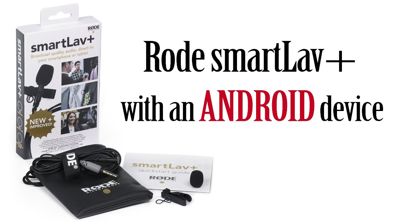RODE SMARTLAV+ Lavalier Condenser Microphone for Smartphones