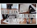 DEEP CLEAN WITH ME | GET IT ALL DONE | LIVING ROOM MAKEOVER | CLEANING MOTIVATION 2020