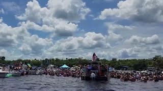 ‘Mayhem’ event brings hundreds of boats to Lake George in Volusia County