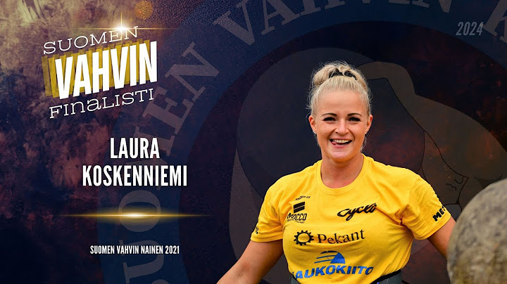 Laura Koskenniemi |  Suomen Vahvin Nainen 2024 Finaali