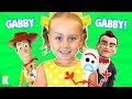 Gabby Gabby in Real Life! (Toy Story 4 Movie Game, Hello Neighbor Style!) KIDCITY