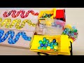 Marble Run Race ASMR☆HABA Triple Wave Slope Dump Truck