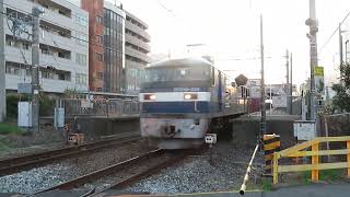 EF210-335牽引貨物列車 魚住駅付近にて2