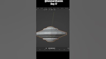 30 days #Blender #Challenge | UFO | Day 17 | #AmmarKhanim #BlenderSpeedRun #3DArtist #blenderufo