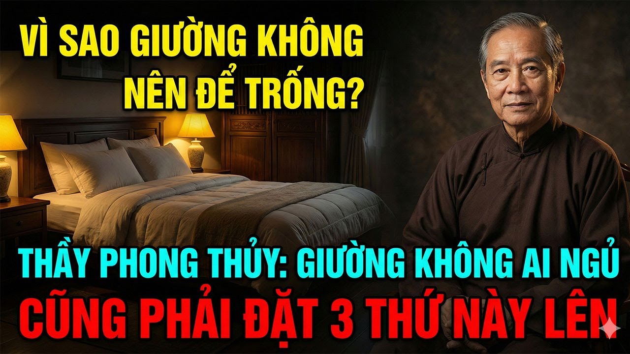 Vì sao trong nhà không nên để giường trống quá lâu? Dù không ai ngủ cũng nên đặt 3 thứ này !