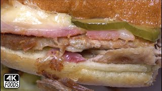 4k Foods ASMR | Cubano Sandwich from Versailles Encino Location. screenshot 2