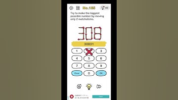 BRAINOUT level 165 make thebiggest possible📟moving 2match walkthrough#shorts #Answerbrainoutlevel165