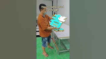 How to create a brand store sign!#signage #ledneon #ledlight #signature #lightbox #ledsign