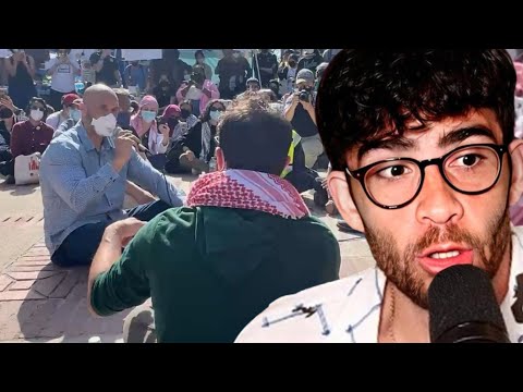 Thumbnail for UCLA Student Protestors CONFRONT Vice-President | Hasanabi reacts