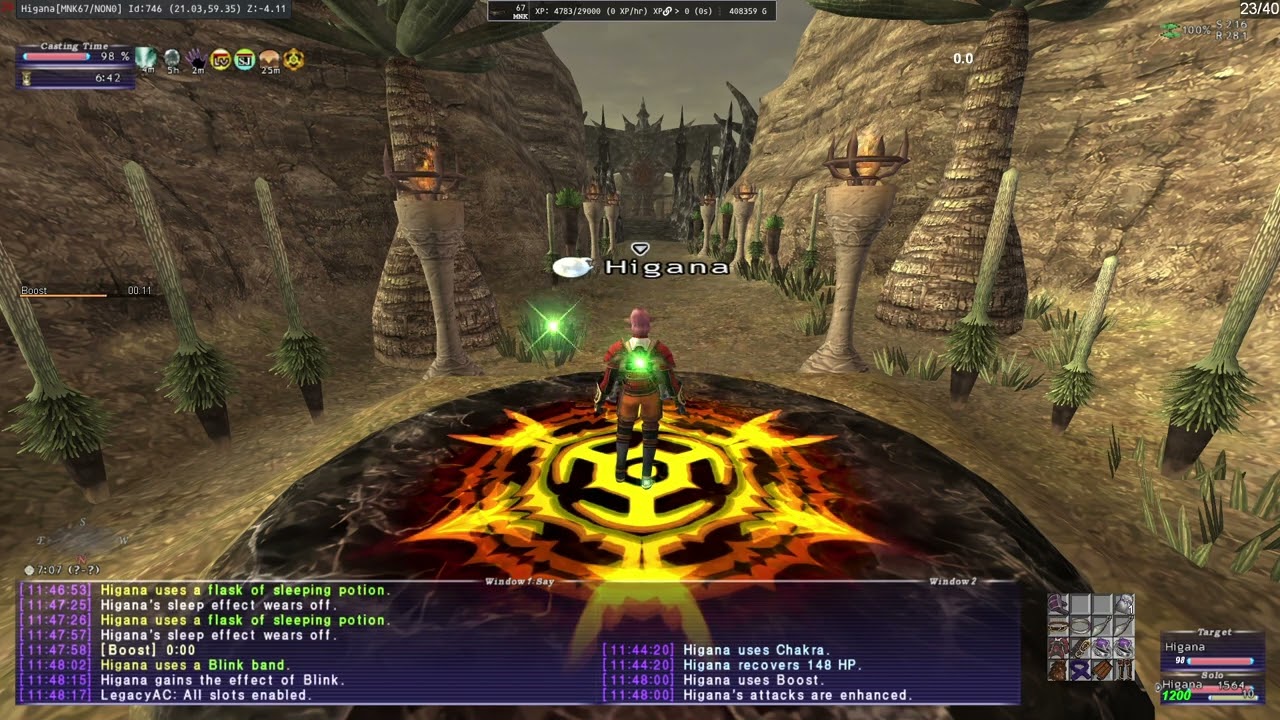 Horizon XI - MNK Maat Fight (Flee Method) - Level 67